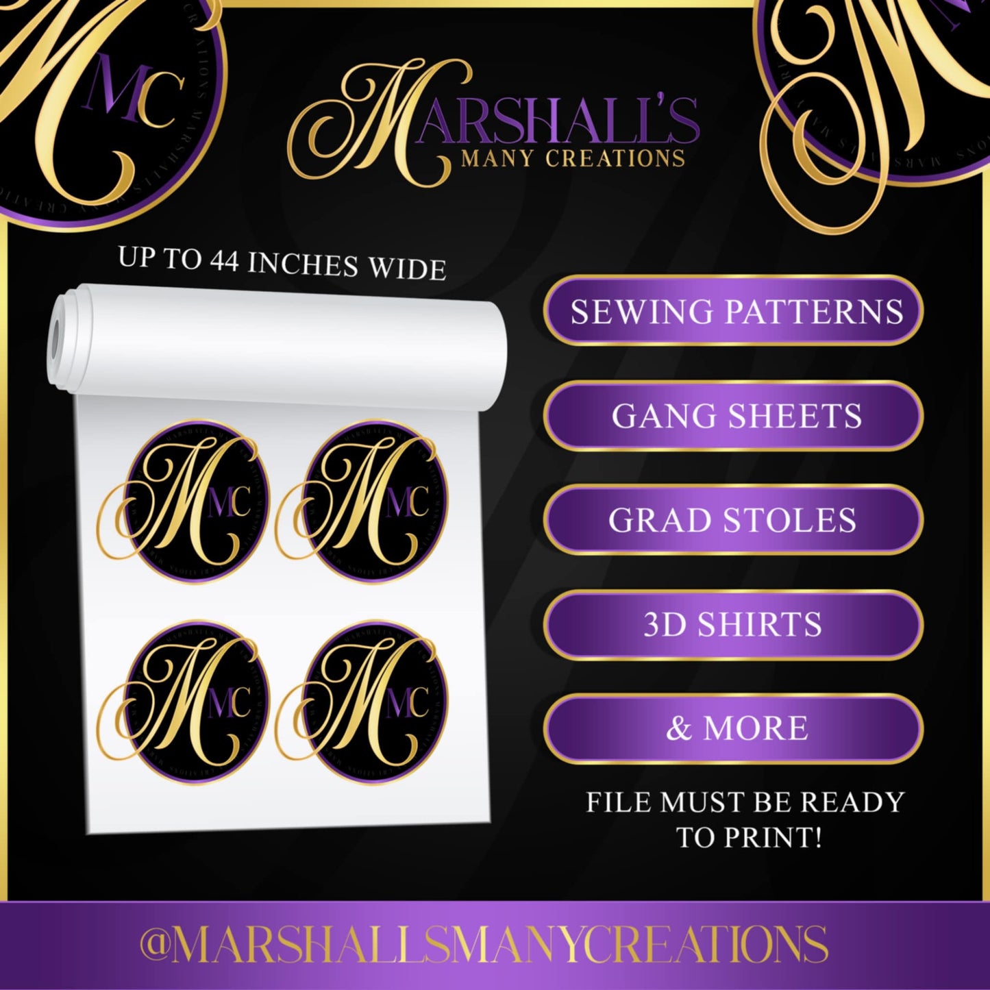 All Over Print Sublimation Printing Sheets