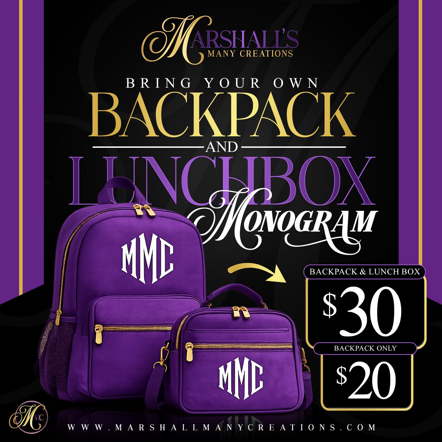 BACKPACK MONOGRAM