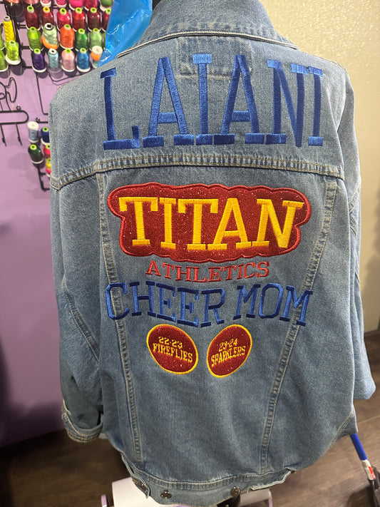 Adult custom jean jacket